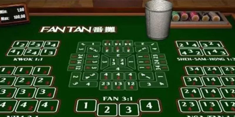 Nên đặt cùng lúc 2 cửa cược trong Fantan casino để tăng tỷ lệ thắng