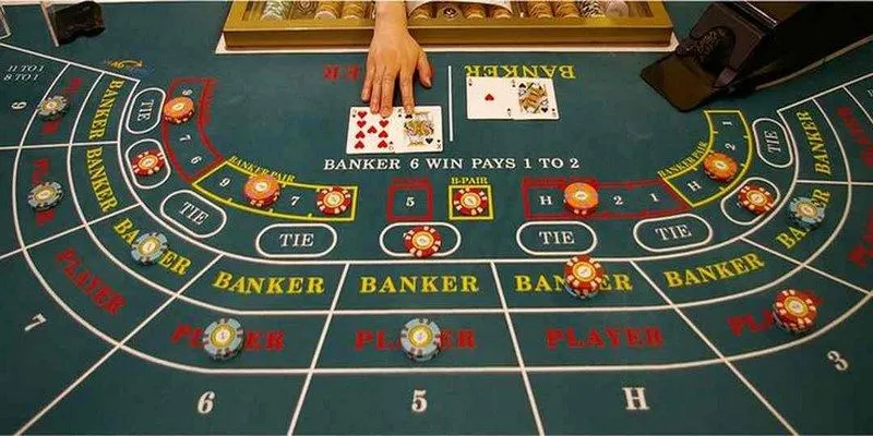 Ván chơi Baccarat được tổ chức nhanh gọn chỉ với vài phút sẽ phân định thắng thua 